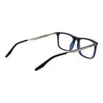 Converse Transparent Men Glasses Frame, full-rim, metal frame, detail view with demo plastic lenses, size 53-17-145.