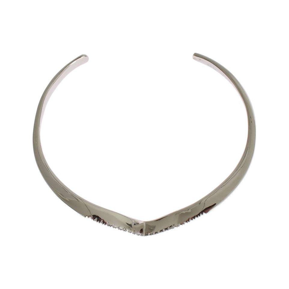 Nialaya Skyfall CZ 925 Silver Bangle Bracelet SIG19042