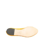 Dolce & Gabbana Yellow Taormina Lace Crystals Flats Shoes