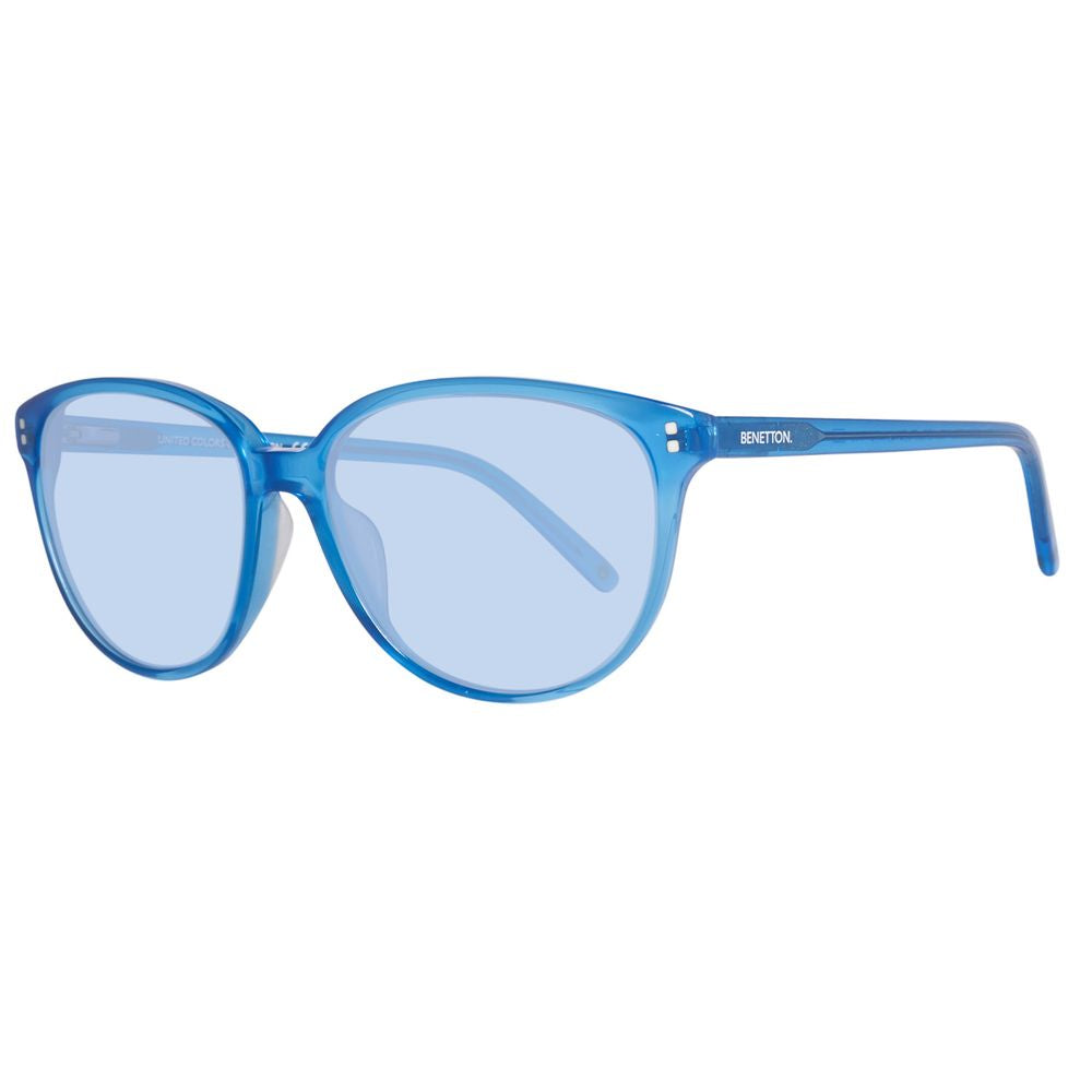Benetton Blue Plastic Sunglasses BEBN231S83AC
