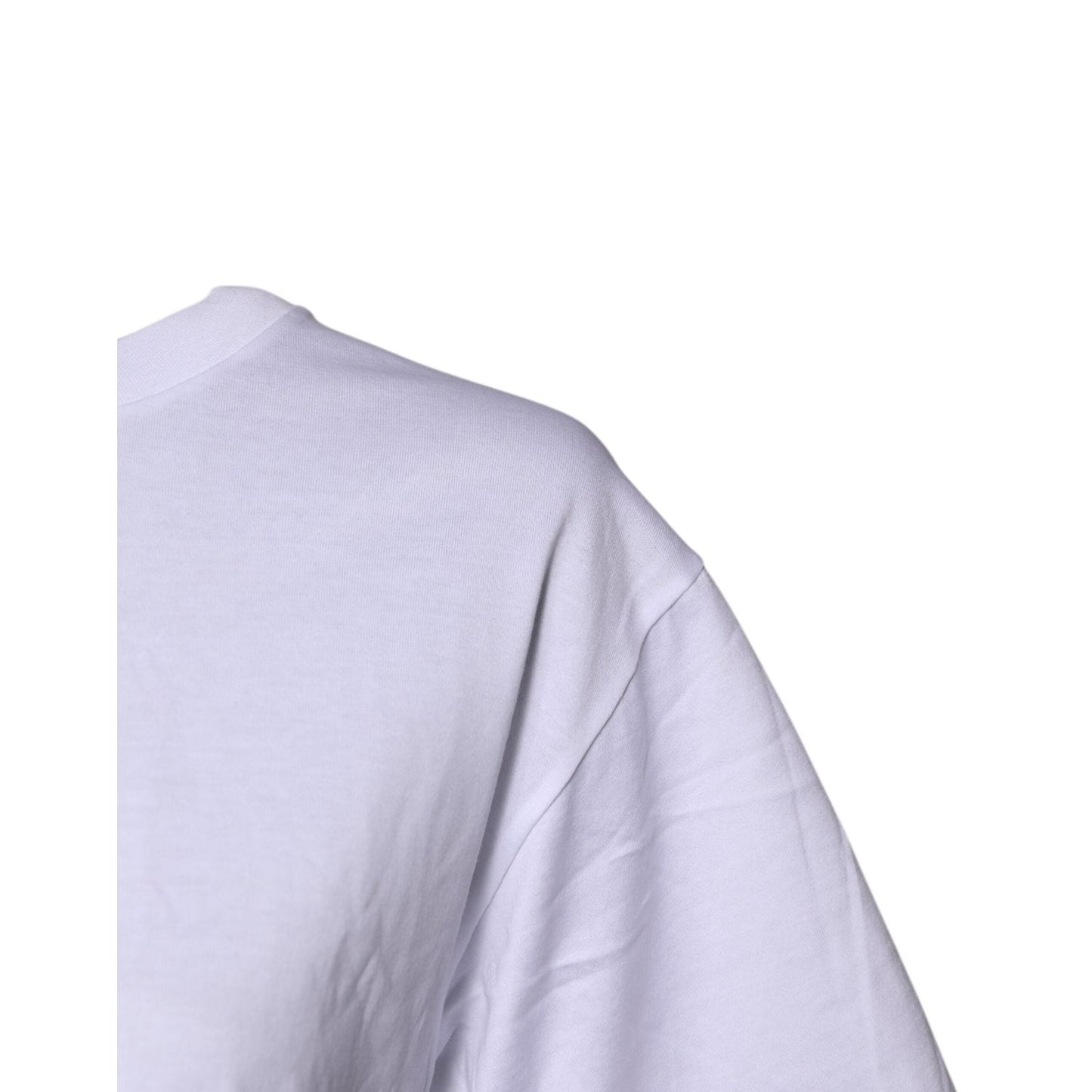 Dolce & Gabbana White Short Sleeves DG Logo Print Top T-shirt TSH91154-42