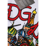 Dolce & Gabbana White DG Loves Moscow Cotton Crew Neck T-shirt TSH90689-42