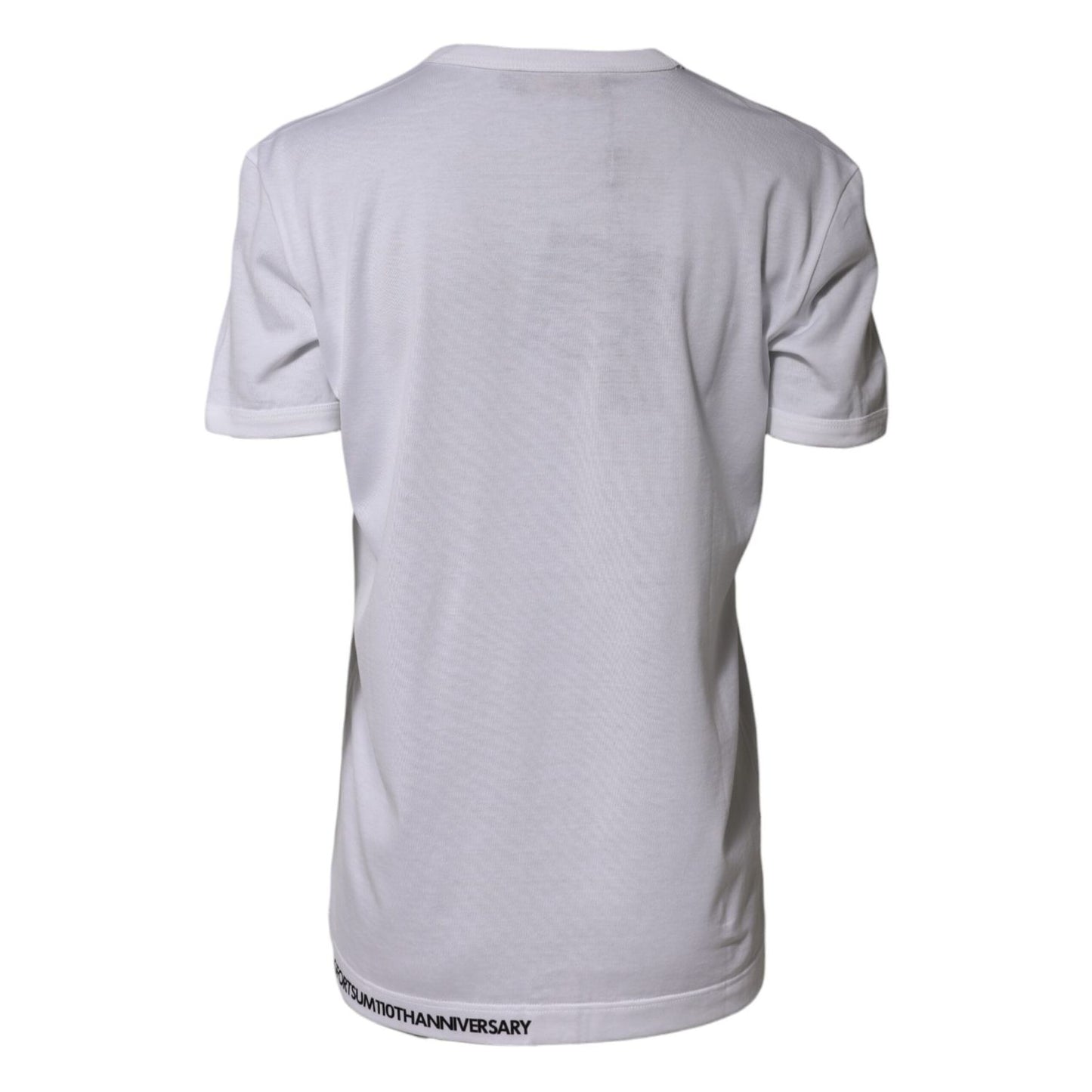 Dolce & Gabbana White DG Loves Moscow Cotton Crew Neck T-shirt TSH90697-42