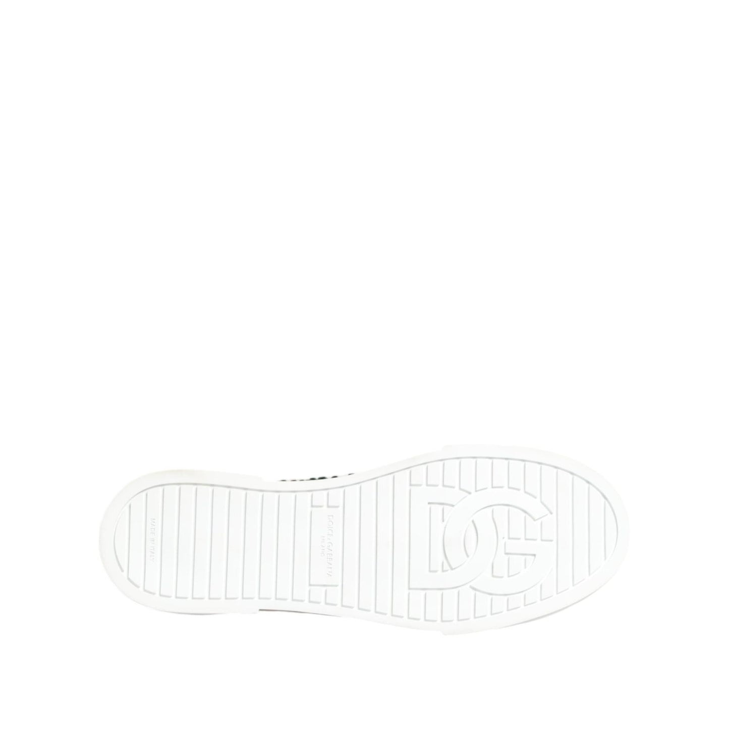Dolce & Gabbana Green Portofino Crystal DG Logo Sneakers Shoes LA12772-41