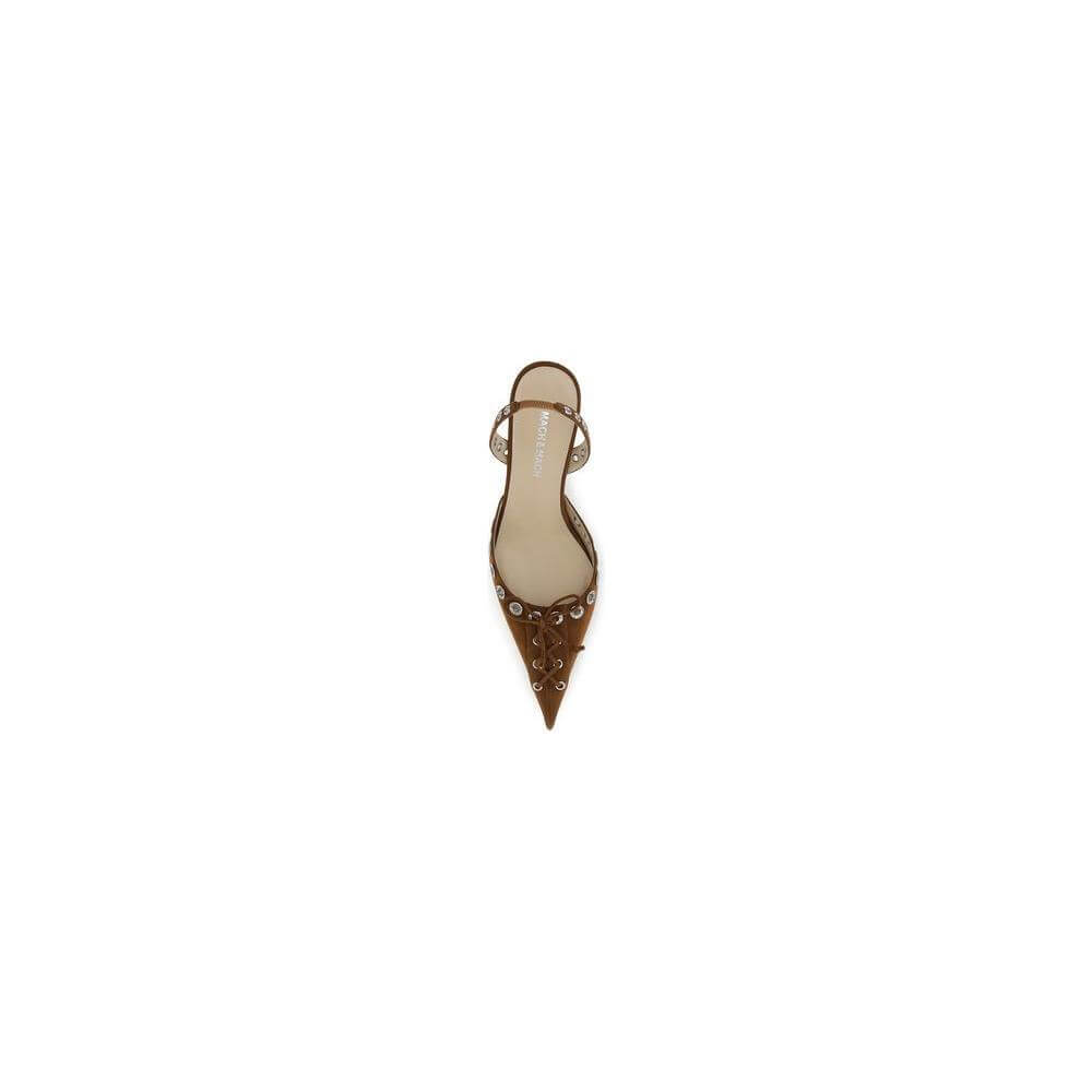 MACH & MACH Slingback Pumps MA-PF25S097965SUELTBLIGHTBROWN-EU36/US6