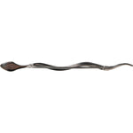 Dolce & Gabbana Silver Brass Crystal Spilla Serpente Mens Brooch Pin