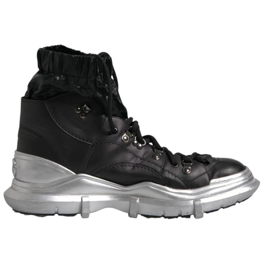 Dolce & Gabbana Black Nylon Boot