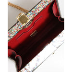 Dolce & Gabbana Multicolor PurseBox Fashion Sinner Glitter Crossbody Bag