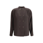 Giorgio Armani Doublebreasted silk Shirt GI-GW001763U8130-IT44 | L