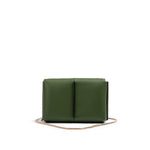Giada Dark Green Leather Crossbody Bag