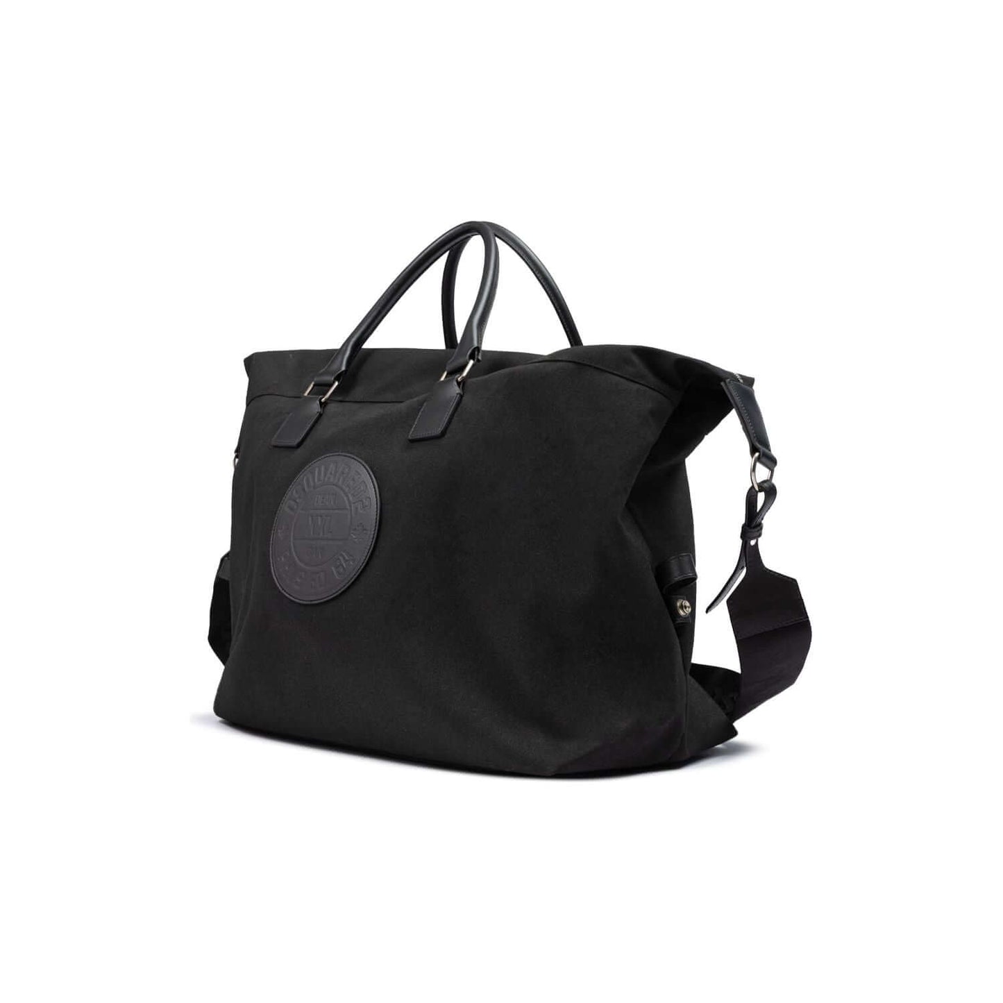 Dsquared² Black Fabric Weekend Travel Bag
