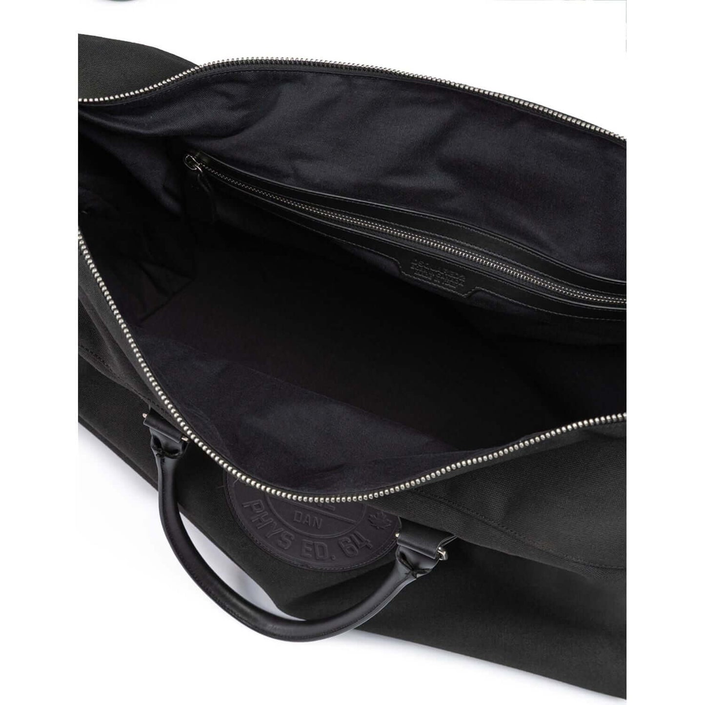 Dsquared² Black Fabric Weekend Travel Bag