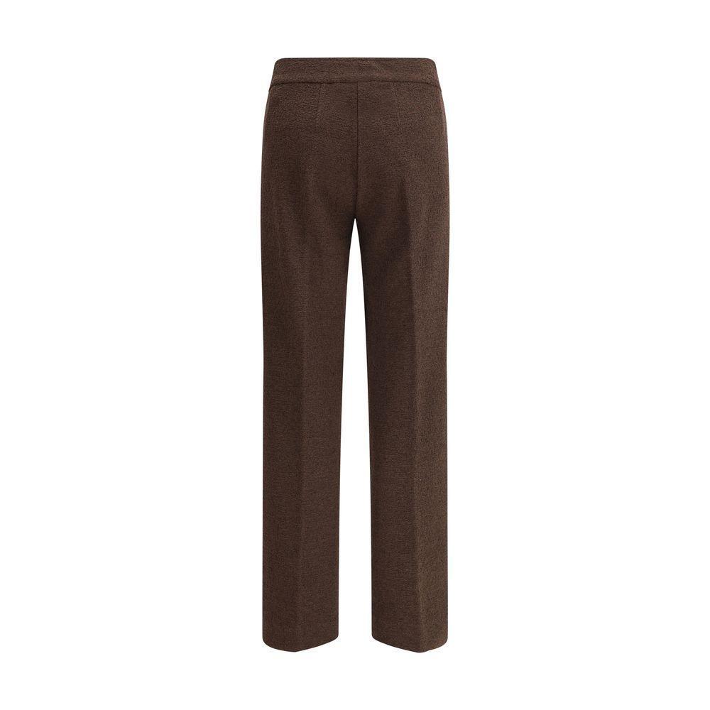 Avenue Montaigne Bouclé Pants AV-FLAVIAF1695CHOCO-14