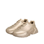 Dolce & Gabbana Gold Leather Daymaster Women Sneaker Shoes LA12887-36