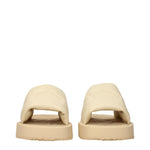 Burberry Beige Leather Slippers Sandals BU-15265290518793-EU36/US6