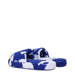 Burberry Blue Fabric Slippers Sandals BU-15265285767433-EU39/US9
