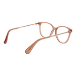 Max Mara Brown Women Glasses Frame in acetate, full-rim Panto style, temple length 140mm, bridge width 14mm, lens width 54mm.