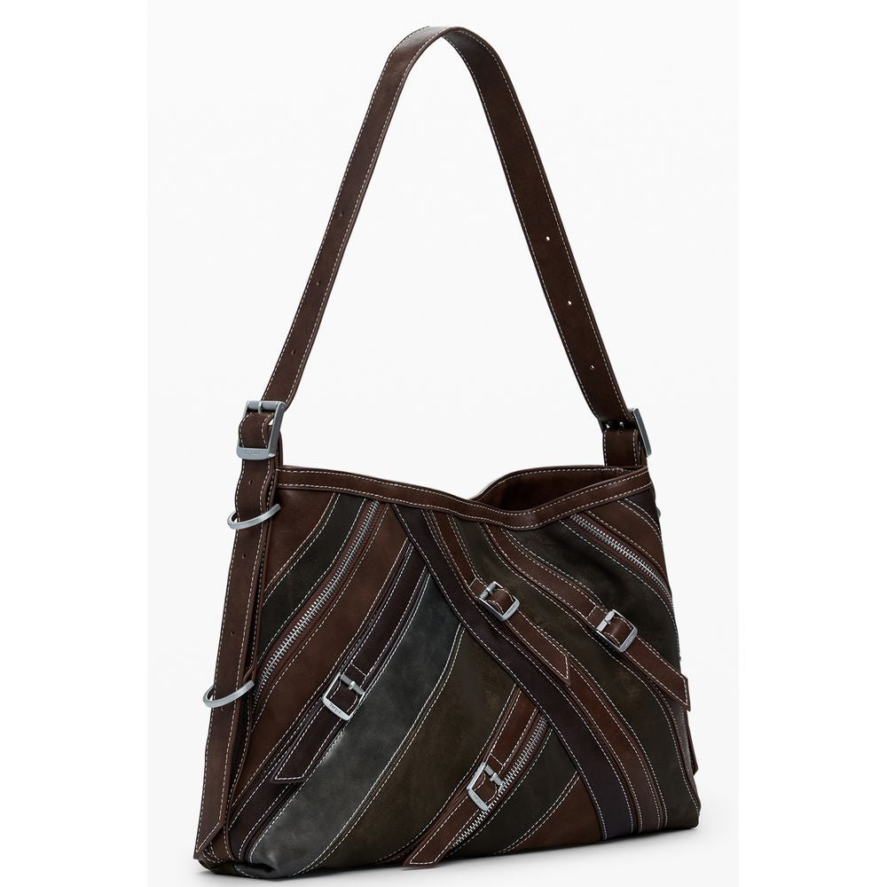 Desigual Brown Polyethylene Women Handbag DE-39808