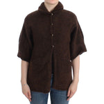 Cavalli Brown mohair knitted cardigan SIG11843-2