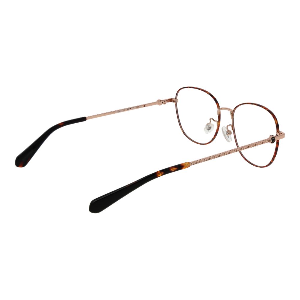 Guess Rose Gold Metal Glasses (Frames) for women, round style, full-rim, metal frame, rose gold color, size 53-17-140.