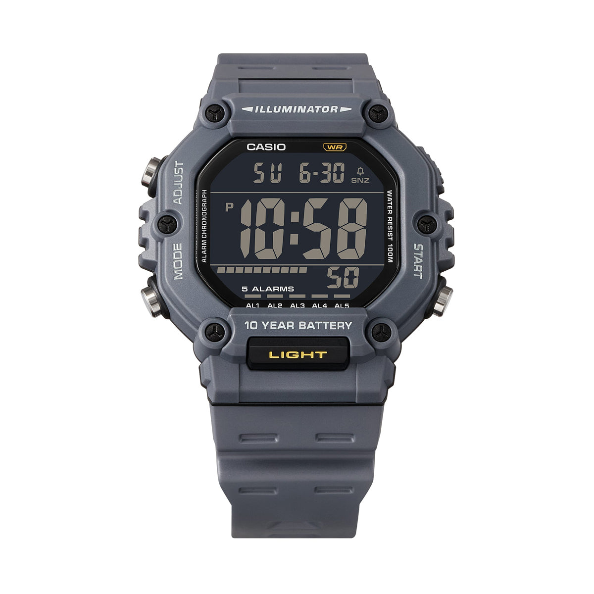 CASIO SPORT COLLECTION Mod. OVERSIZE 10 YEARS BATTERY - AVIO WATCHES