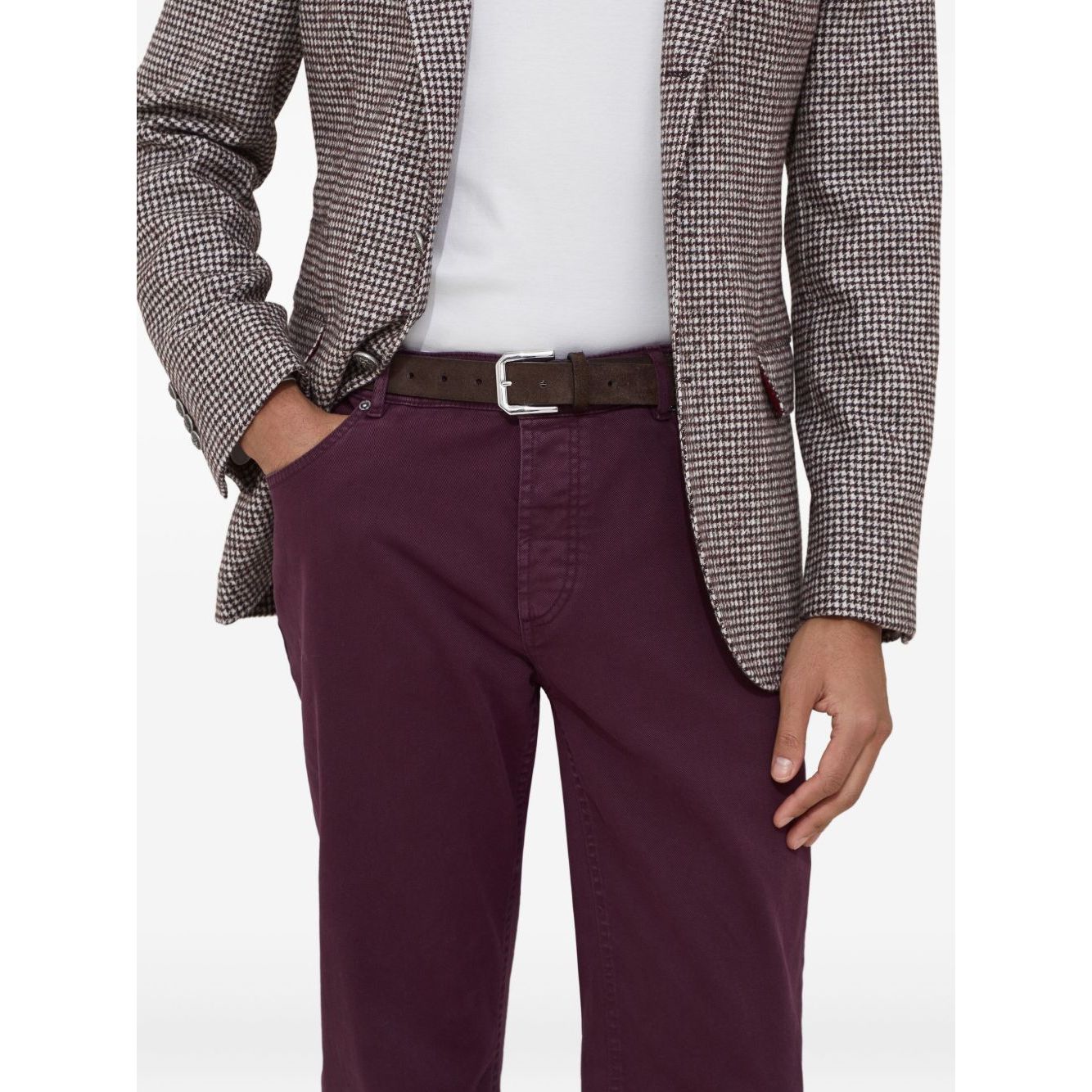 Brunello Cucinelli Logo-patch jeans Trousers