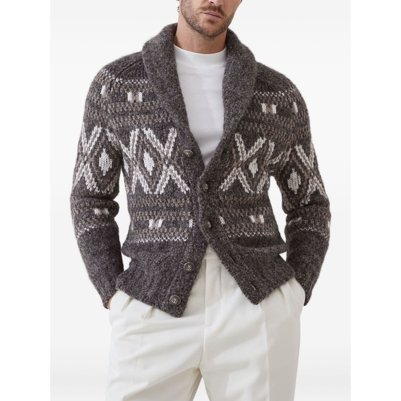 Brunello Cucinelli Sweaters Bordeaux Topwear