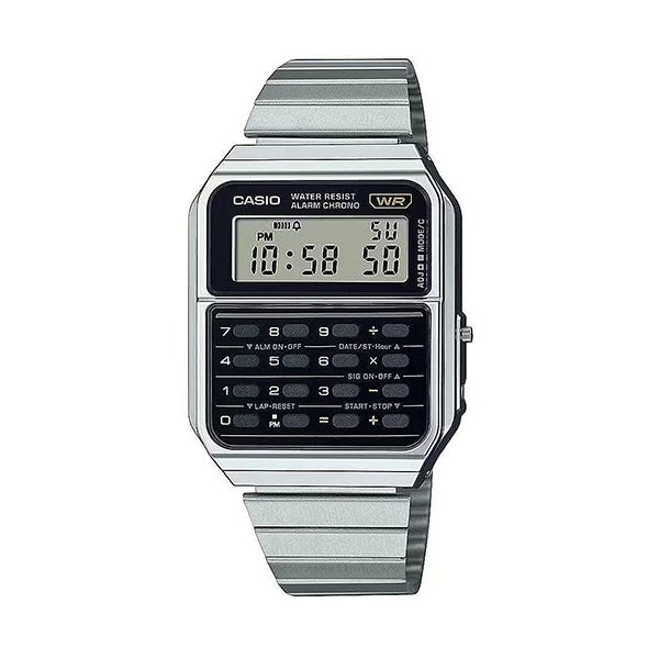 CASIO VINTAGE Mod. CALCULATOR EDGY COLLECTION - BLACK WATCHES