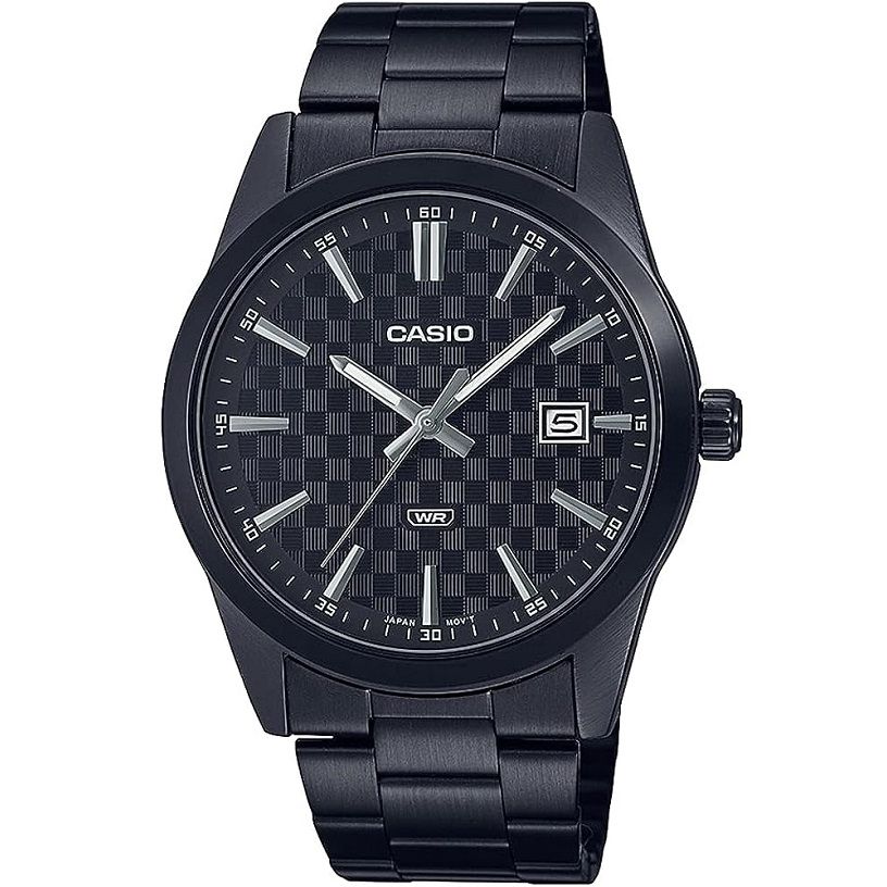 CASIO COLLECTION Mod. DATE - CARBON LOOK - BLACK WATCHES