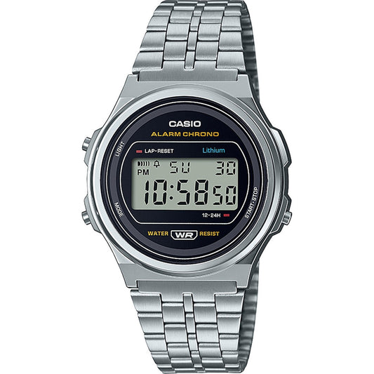 CASIO VINTAGE Mod. ROUND - BLACK WATCHES
