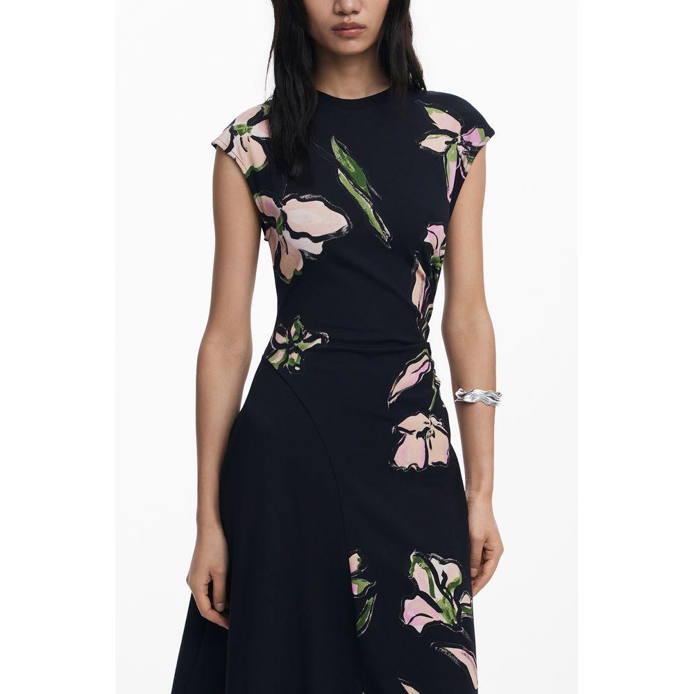 Desigual Black Cotton Women Dress DE-39746-XS