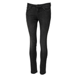 Dolce & Gabbana Black Cotton Low Waist Skinny Denim Jeans