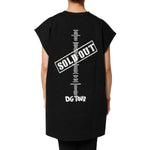 Dolce & Gabbana Black Cotton Sleeveless DG Fashion Top