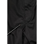 Dolce & Gabbana Black Cotton Tapered Men Formal Trousers Pants with minor fabric defect, showing close-up details.