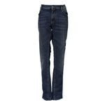 Dolce & Gabbana Blue Cotton Mid Waisted Straight Denim Jeans