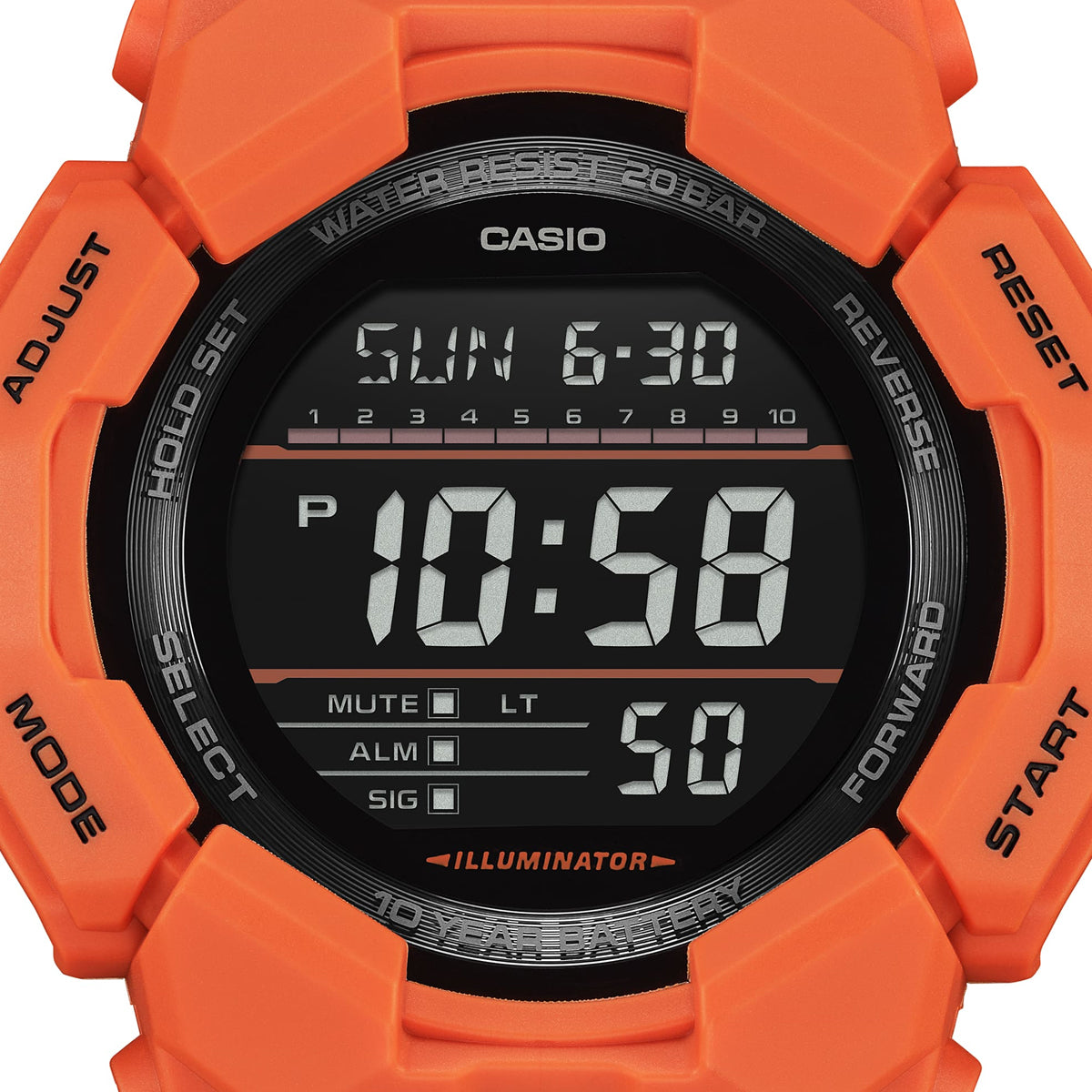 CASIO G-SCHOCK Mod. GRAND DIGIT - ORANGE WATCHES