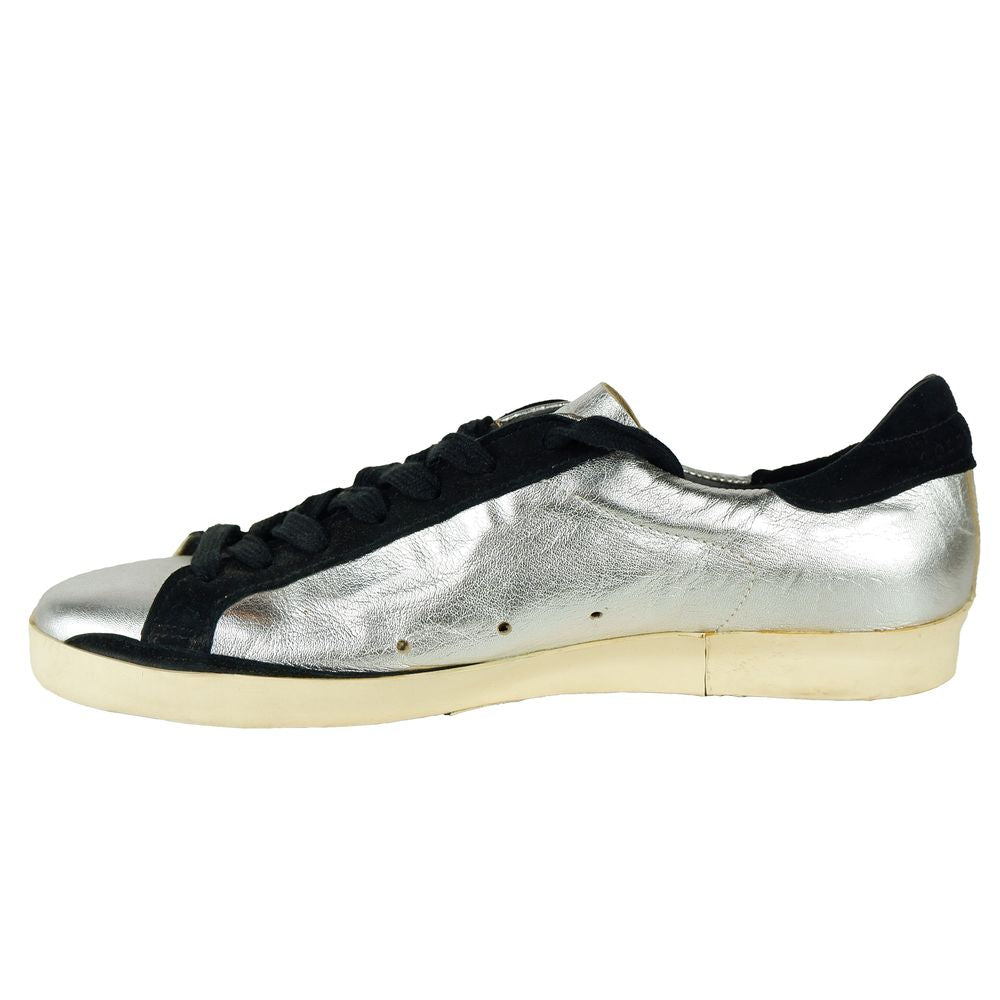 Golden Goose Gray Calfskin Sneaker