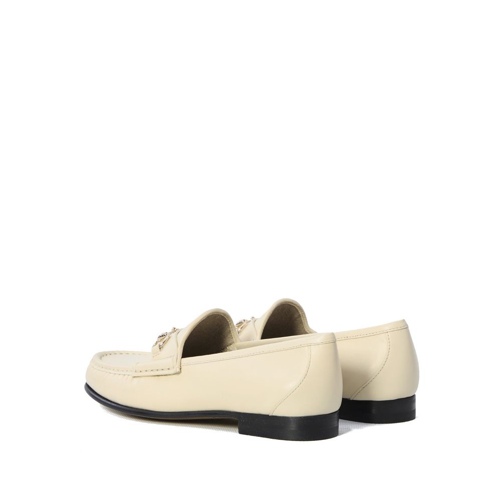 Gucci Bicolor Leather Slip-On Loafers