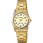 CASIO COLLECTION Mod. LADY 3H. GOLD - CHAMPAGNE WATCHES