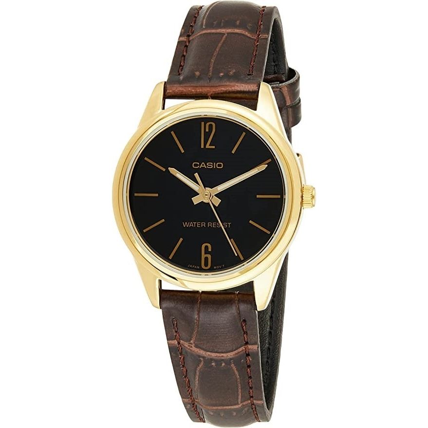 CASIO COLLECTION Mod. ONLY TIME LADY LEATHER - BLACK WATCHES