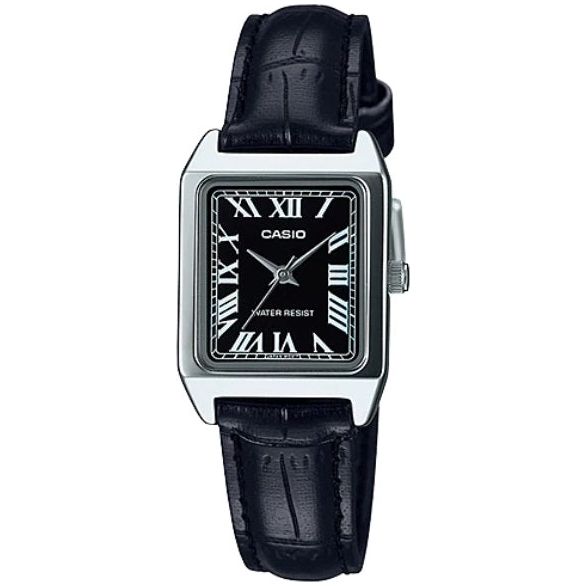 CASIO COLLECTION Mod. TANK. LEATHER - BLACK WATCHES