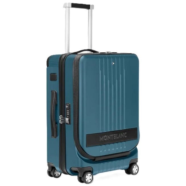 MONTBLANC LEATHER MOD. CABIN TROLLEY WITH FRONT POCKET - 38X55X23 (37 L) MB131858