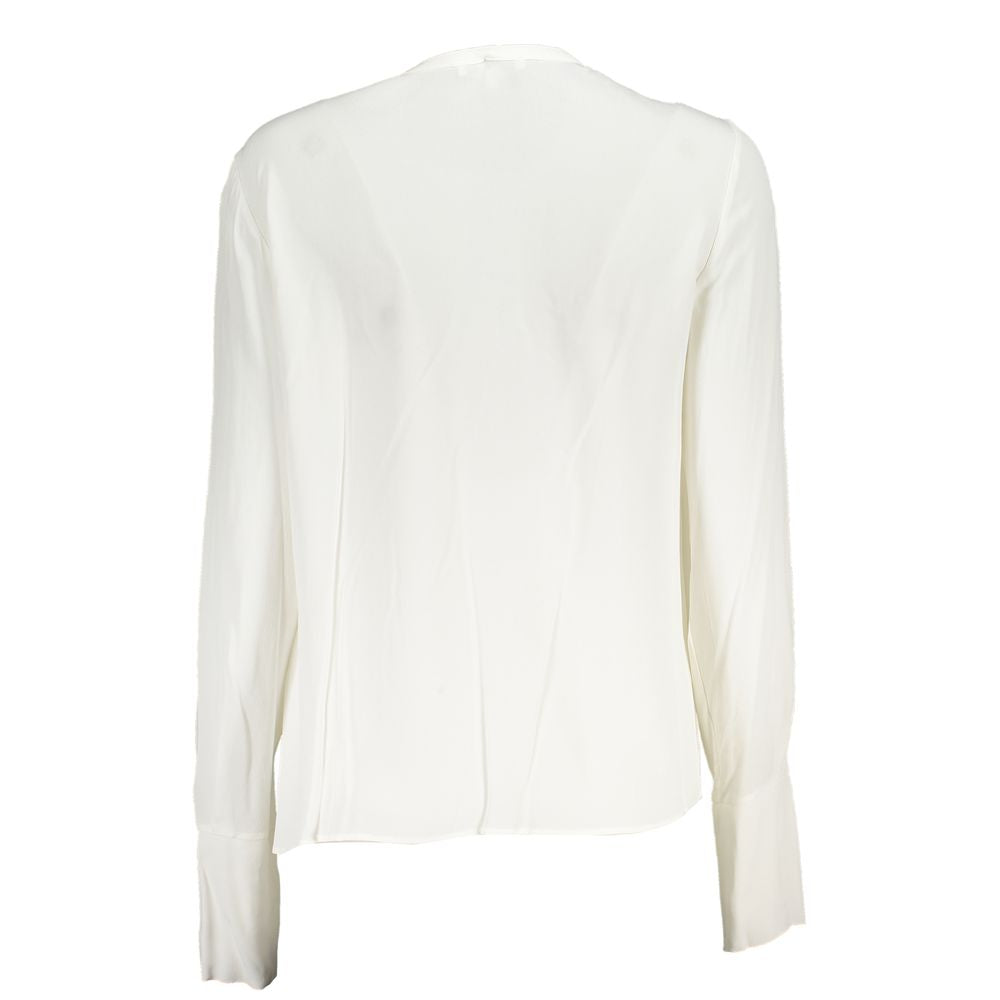 Patrizia Pepe White Viscose Shirt