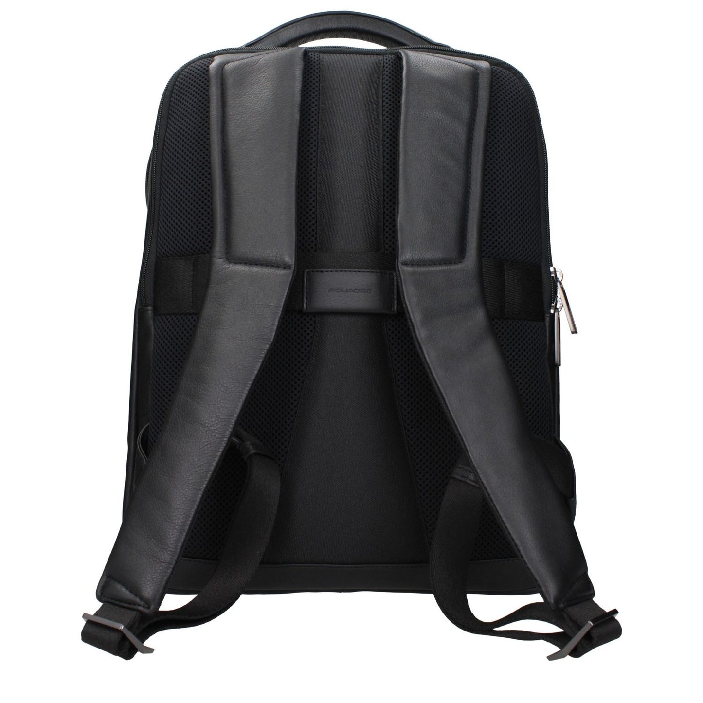 Piquadro Black Leather Backpack