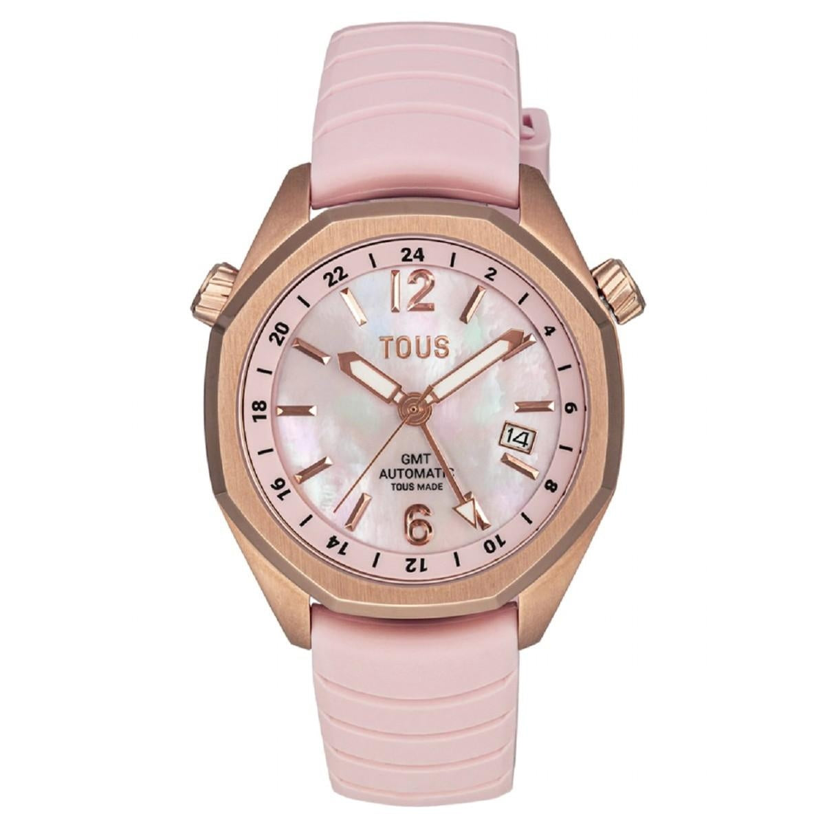 TOUS WATCHES Mod. 3000133800 with pink strap and rose gold case
