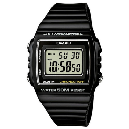 CASIO TIMELESS COLLECTION Mod. SPORT ILLUMINATOR WR 50M. ALARM. CHRONOGRAPH - BLACK WATCHES