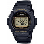 CASIO TIMELESS COLLECTION Mod. SPORT- ILLUMINATOR. WR 50M. ALARM. CHRONOGRAPH - BLACK WATCHES