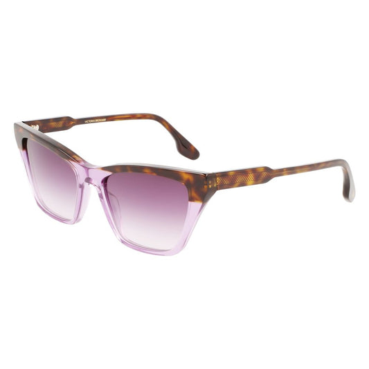 Victoria Beckham Brown Acetate Sunglasses