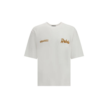 Dsquared² White Cotton T-Shirt