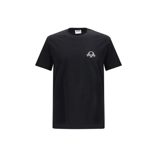 Moschino Black Cotton T-Shirt 1728,72470364320,Black,Clothing,L,M,Men,Moschino,New with tags,T-Shirts - Clothing